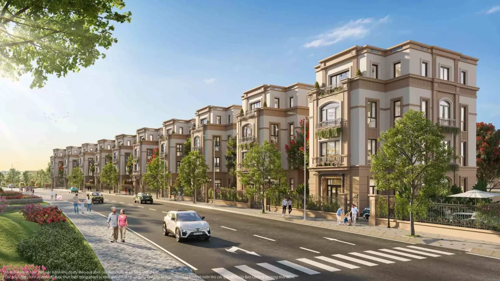 biệt thự đơn lập view công viên