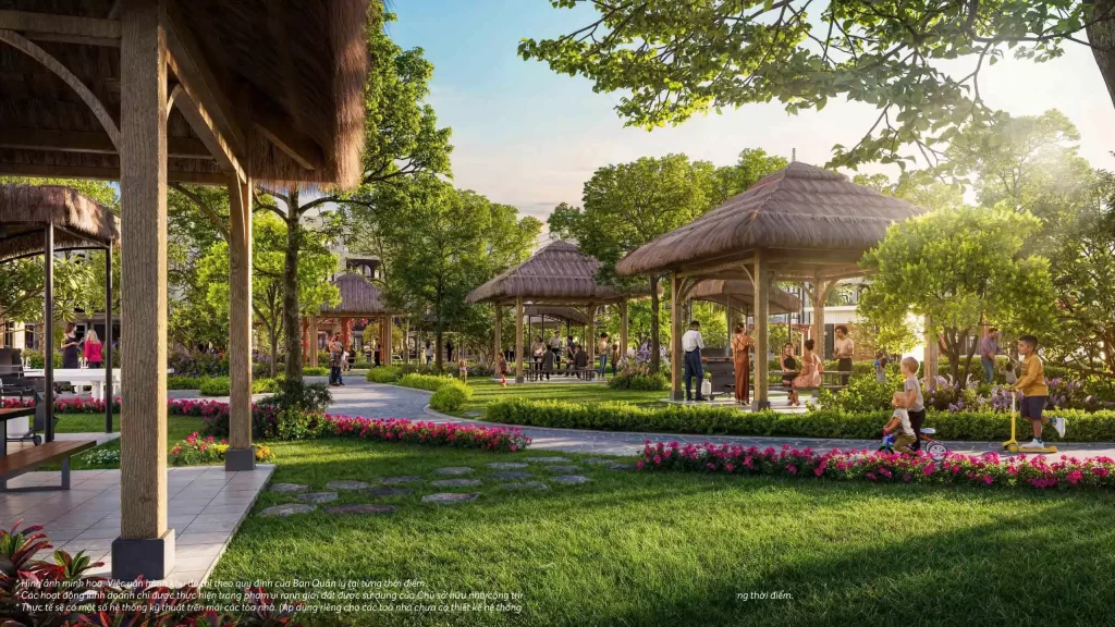 Chòi nghỉ công viên nội khu